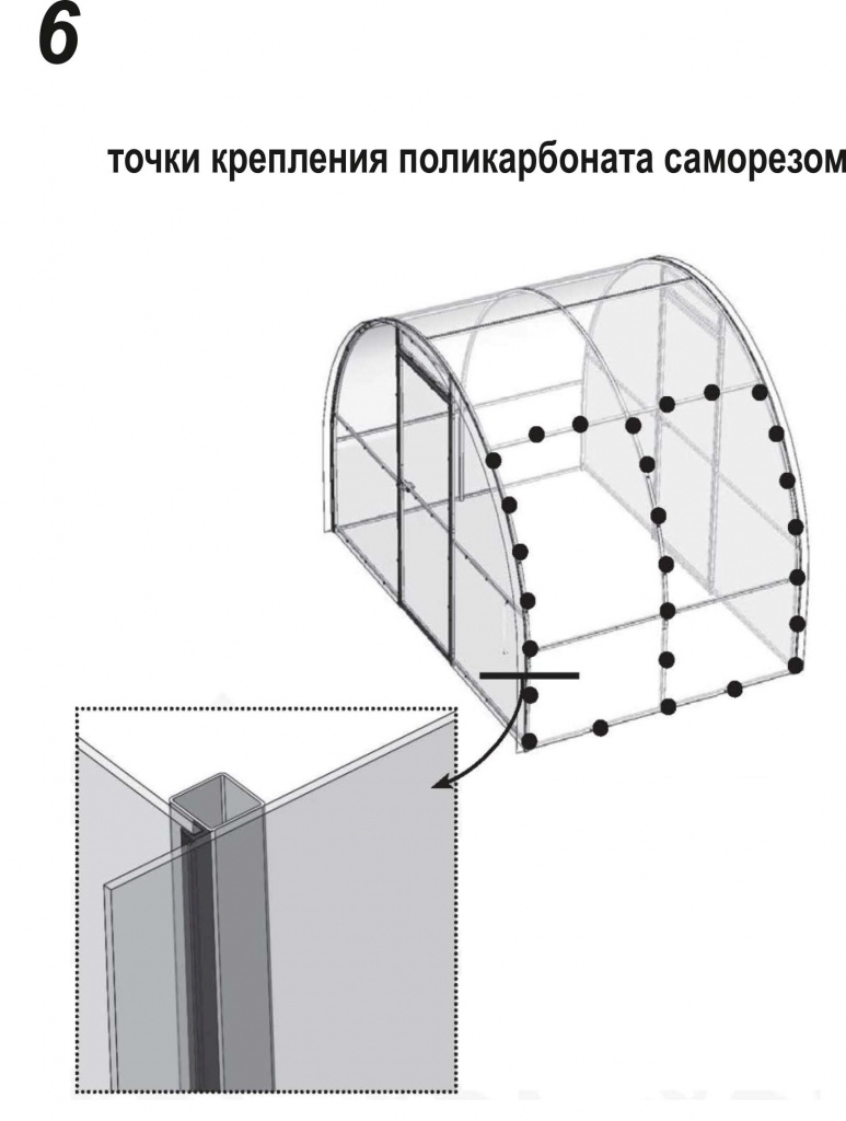 Теплицы из поликарбоната | Купить теплицу поликарбонат в Йошкар-Оле